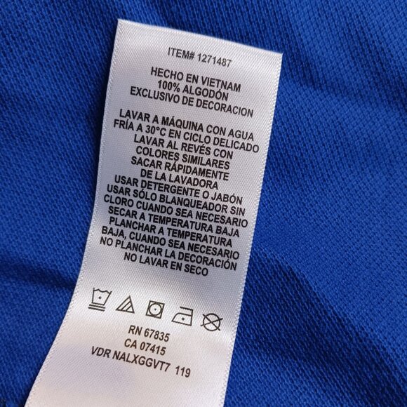 Nautica Men's Royal Blue Polo Shirt – Classic Nautical Style, NWT, Size M - Picture 11 of 11